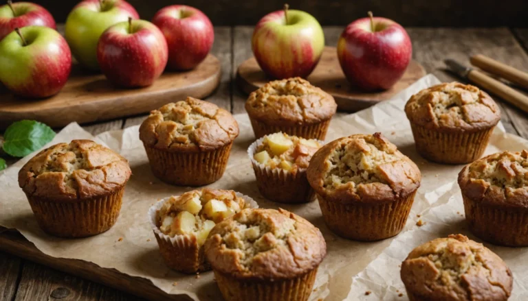 muffin compote de pomme healthy